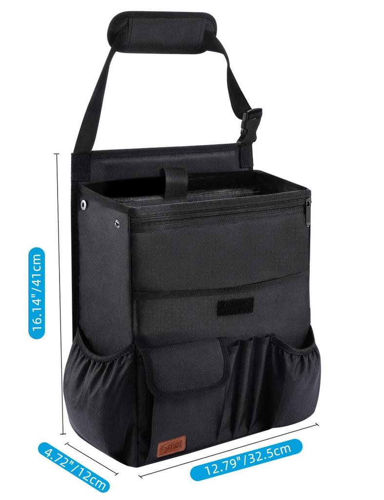 Smof Car Storage Improved Front and Rear Passenger Multiple Easy To Carry Pocket, Design, Seat, Water-Repellent, Pockets,