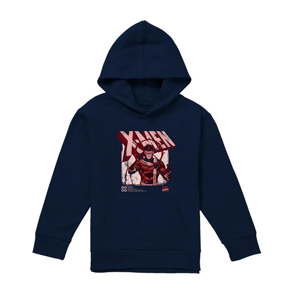 X-Men Childrens/Kids Info Cyclops Pull Over Hoodie