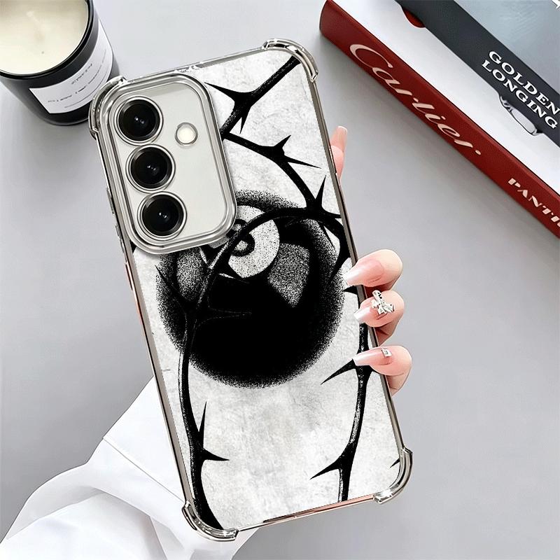 Number Eight Billiard Ball Soft Phone Case For Samsung A17 A27 A07 A37 A57 A16 A56 A15 A55 A14 A54 A13 A53 A26 A36 A25 A35 A24 A