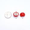 Acrylic Half Apple Penetrating Keychain Accessory