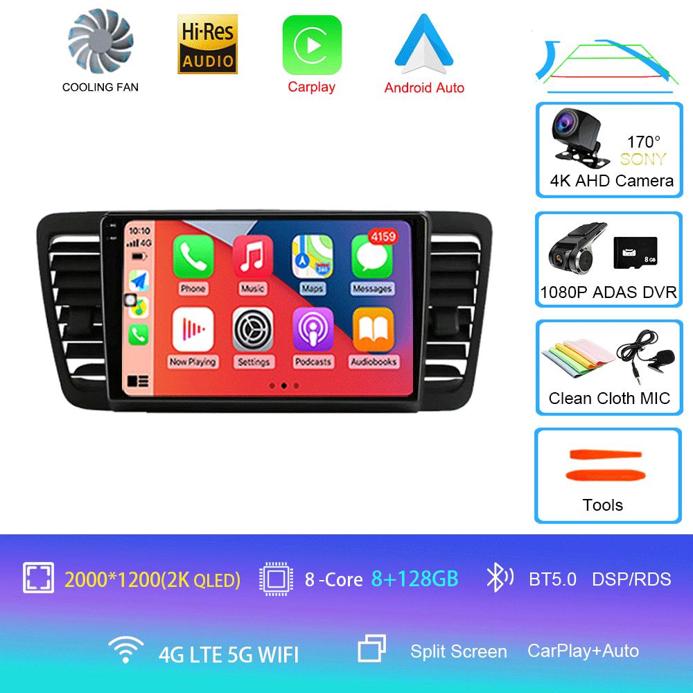 Android 14 For Subaru Outback 3 Legacy 4 2004 2005 - 2009 Auto Car Radio Video Multimedia Player Navigation GPS Carplay 2Din DVD