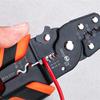 Terminal Crimping Pliers (for Both Faston and Bare Crimp Terminals) with Wire Cutting Function for Fine Wire Stripping. Universal Wire Crimper Strippe