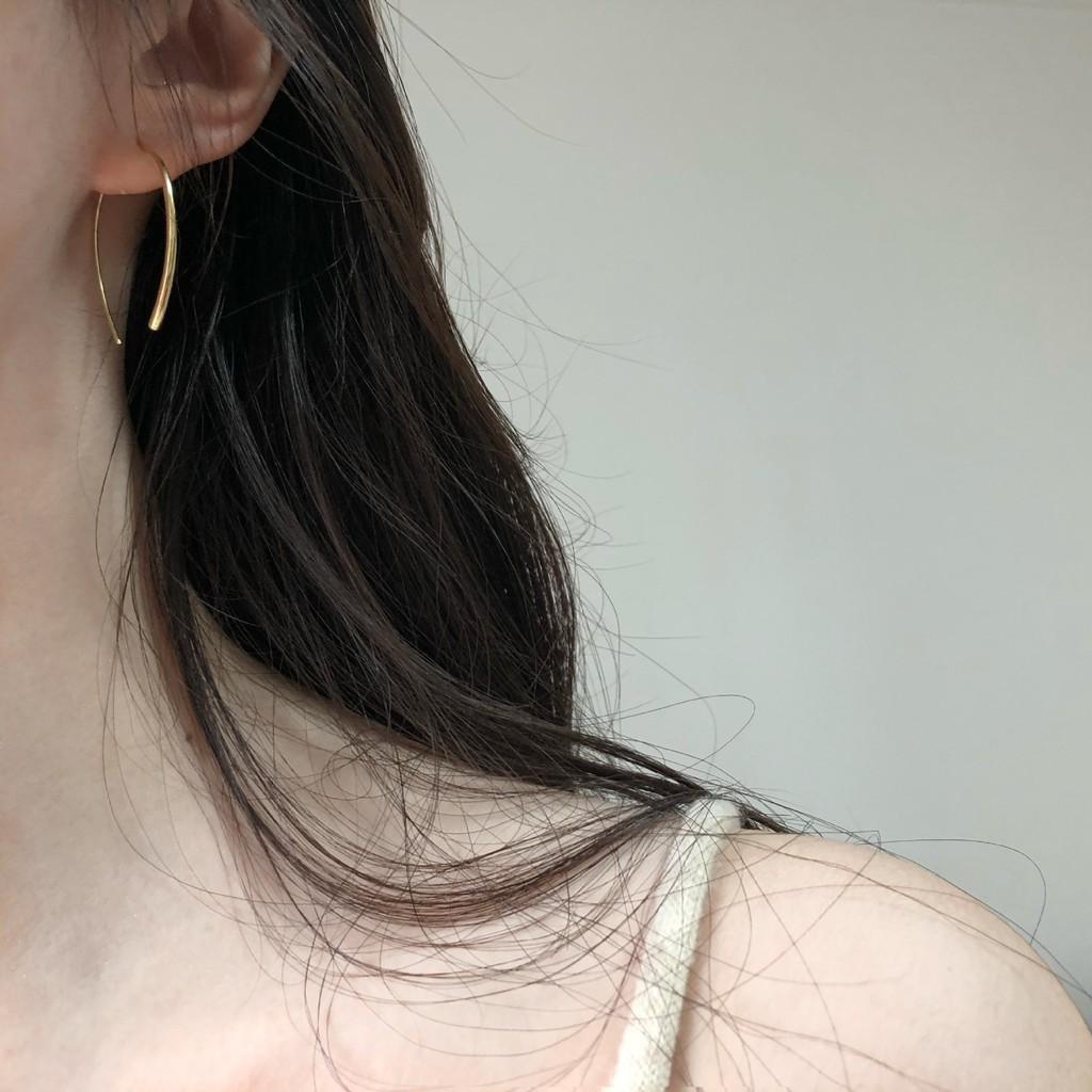 S925 Silver Needle Large Hoop Earrings Hypoallergenic Geometric Design Silver And Gold