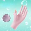 Summer Ice Silk Sunscreen Gloves for Women's Outdoor Driving and Riding Non Slip Touch Screen Flip Elastic Breathable Long Finger Thin Style