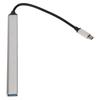 Typ C Hub 7 in 1 Aluminiumlegierung 5 Gbit/s Übertragung Weitgehend kompatible Typ C Dockingstation für PC Laptop