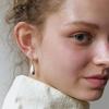 [925 Silver] Water Drop Earring