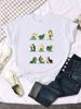 Woman T-Shirt Avocado Teaches You To Practice Yoga Printing Blouses Womensfashion Oversize Blouses Funny Fruit Ladies Tshirts