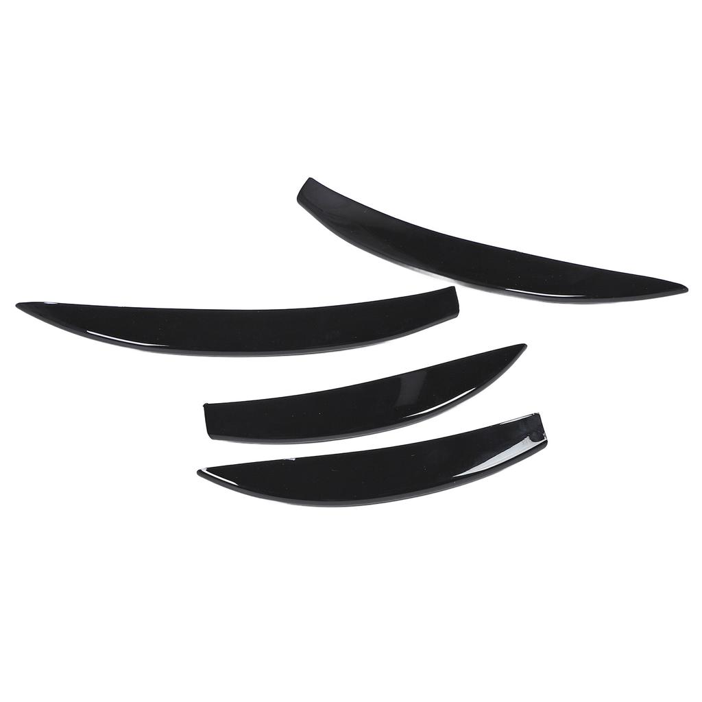 1 Pair Front Bumper Splitter Grille Trim Stylish Look Spoiler Diffuser Grille Trim Strip Replacement for   E‑Class W214  ‑Line 2024 and Later