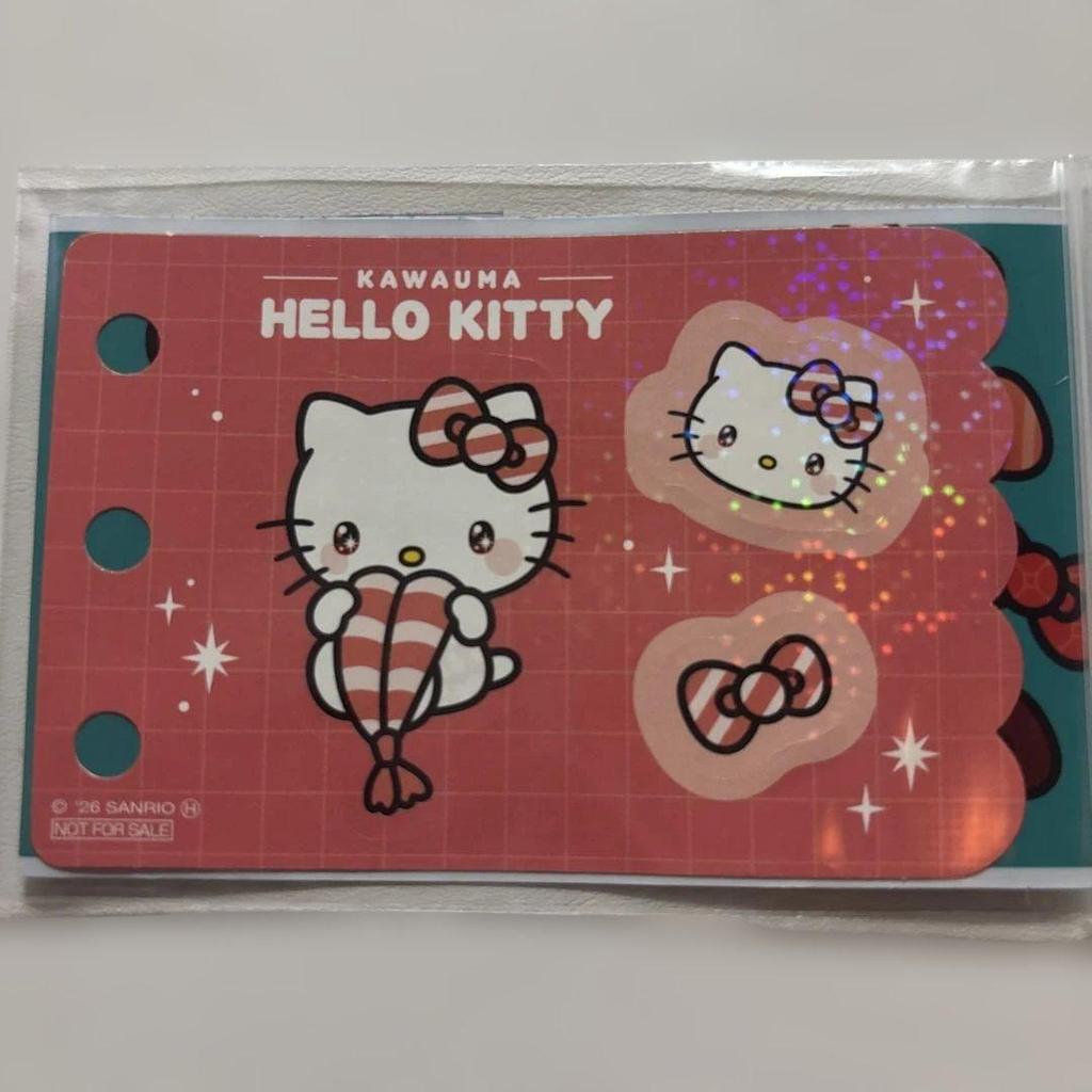 Sushiro Hello Kitty Collaboration Stickers (Set 2) Complete Set 8 Types