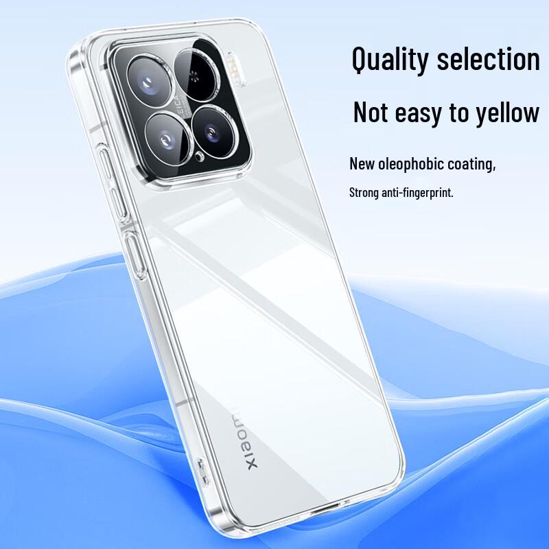 PISEN Transparente stoßfeste Handyhülle