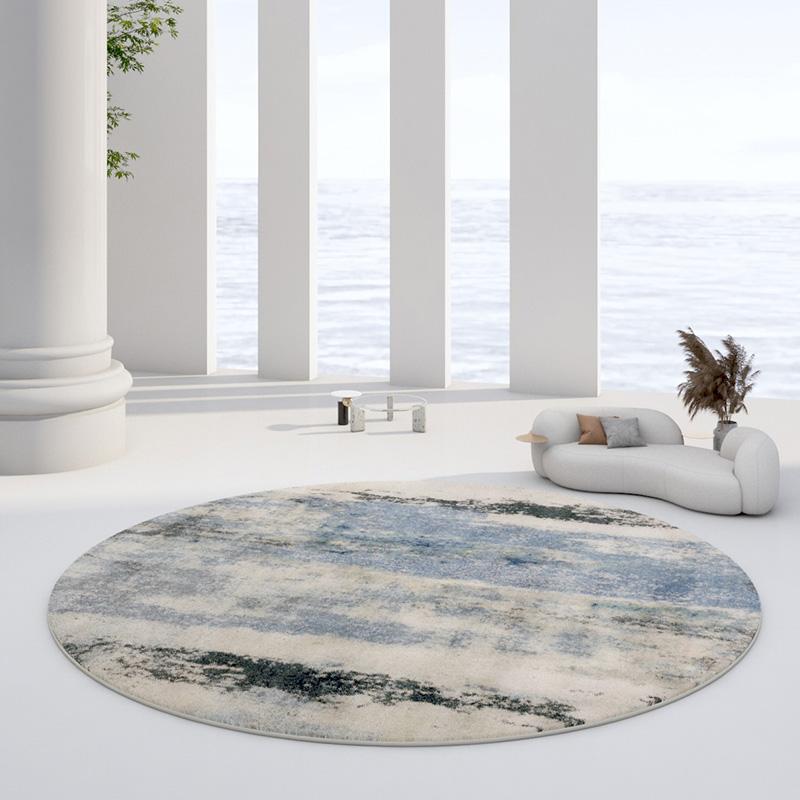 European Style Round Plush Rugs for Bedroom Decor Carpets for Living Room Soft Area Rug Home Thicken Carpet Fluffy Floor Mats