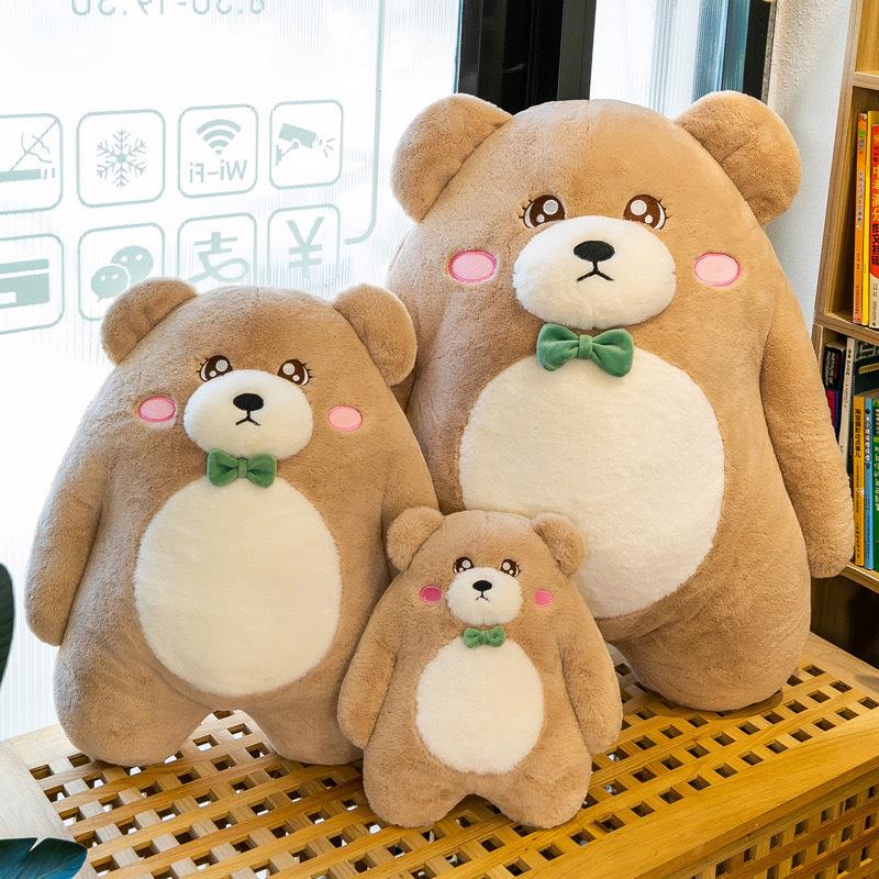 Cute Bear Doll Bow Tie Bear Teddy Bear Plush Toy Hug Bear