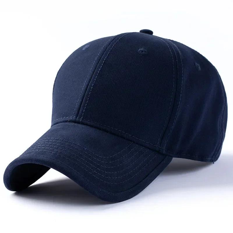 Casquettes de Baseball Grande Taille à Grande Tête pour Hommes Femmes Chapeau de Soleil Décontracté d'Extérieur Gorras Homme Couleur Unie Casquette Papa 60 63cm Grande Taille