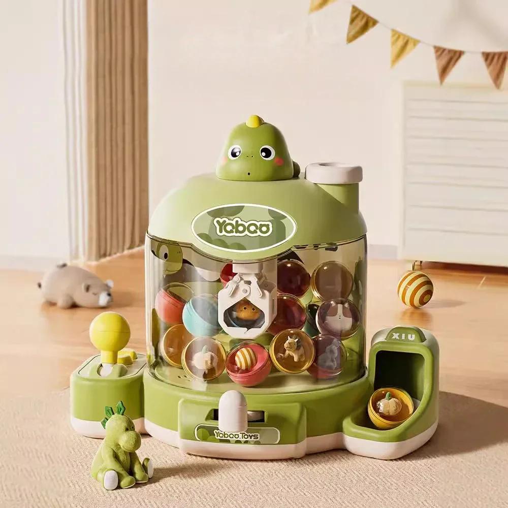 Non-Toxic Kids Clip Doll Claw Machine Doll Grabber Arcade Crane Claw Machine With Music And Lighting Mini Doll Machine Toy Christmas Gift