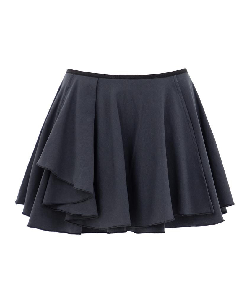 Plasma Sphere Swing Ruffle Layered Flare Mini Skirt _ 2 Colors