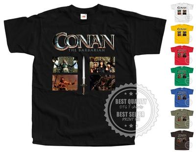 Conan barbar 1982 TRIČKO v23 Film Plakát 28 barev všechny velikosti S až 5XL