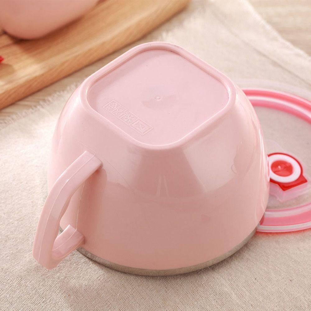 Stainless Steel Instant Noodle Bowl Double-layer Insulation Rice Bowl Soup Bowls Rice Soup Noodle