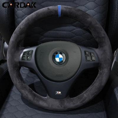 Izovaný Potah na Volant Auta Měkký Semišový Pro BMW E81 E90 Pack M Sport M3 E91 E92 E93 E87 E82 E88 X1 E84