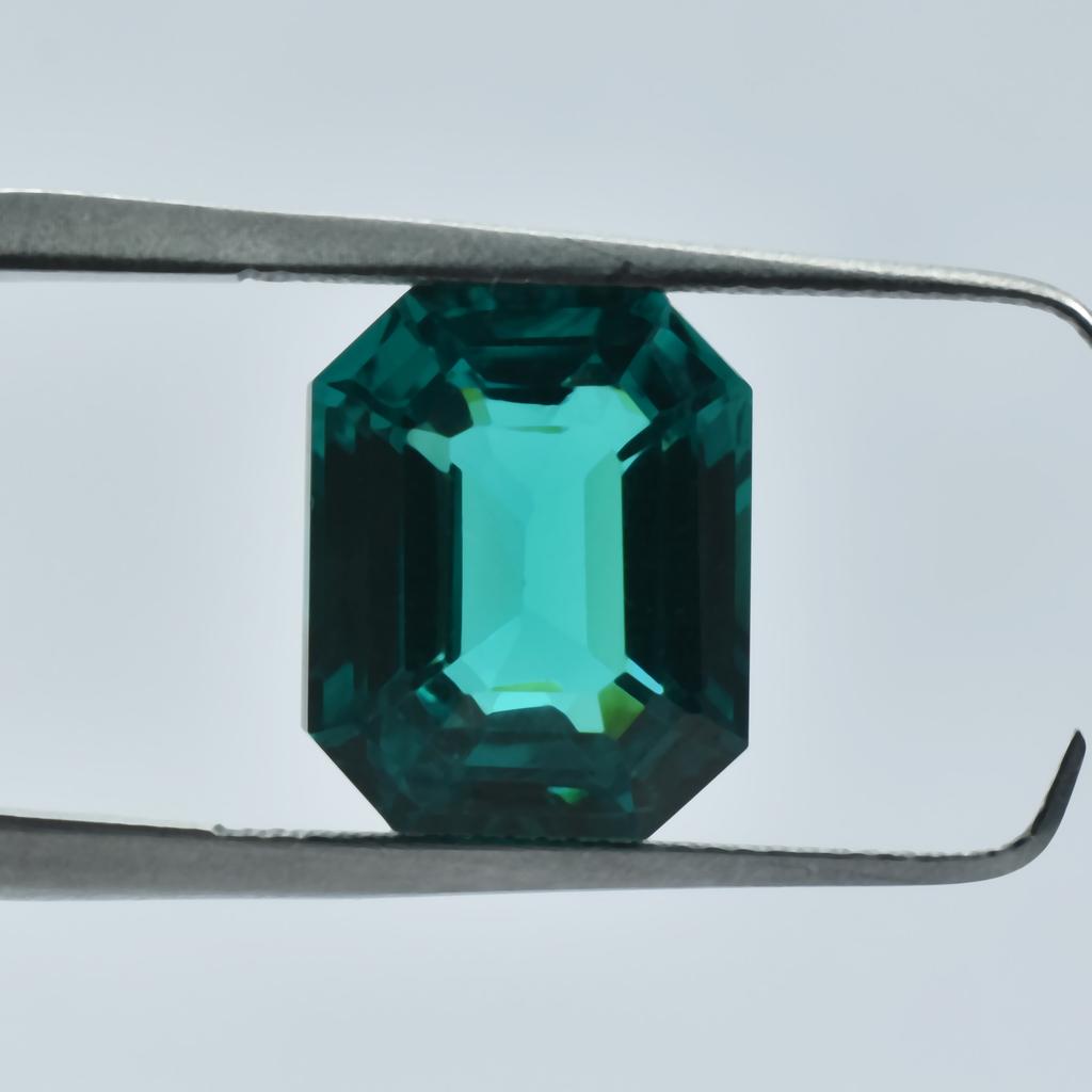 Emerald Cut 10.15 Ct NATURAL Green Tourmaline CERTIFIED Excellent Loose Gemstone SU-1101