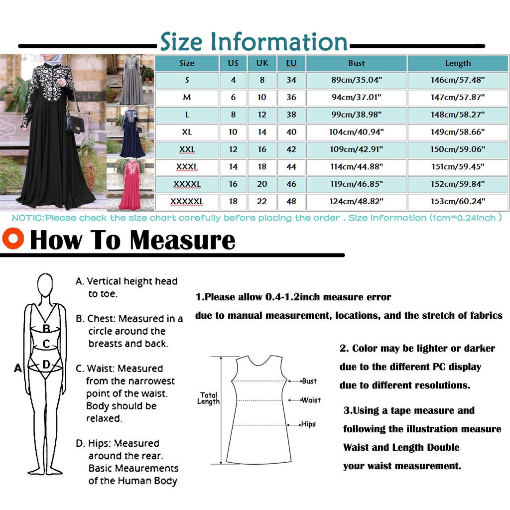 Women Muslim Dress Kaftan Arab  Abaya Islamic Lace Stitching Maxi Dress