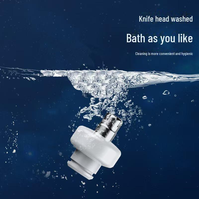 

Компактная аккумуляторная мужская бритва и триммер для носа — портативная, моющаяся, электрическая Nose hair shaving head