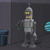 Futurama Bender Stavebnice, Robot Populární Komedie Anime Postavy Akční Figurky Panenky Mecha Model Hračky, Sběratelské Dárky pro Fanoušky