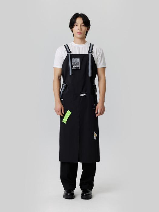 SOODAL COMPANY Black Punk Apron Black FREE