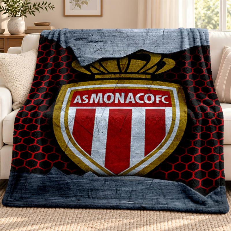 AS Monaco blanket Flannel Blanket Soft Cozy Plush Throw for Sofa Bed Lightweight Home Decoration Outdoor camping