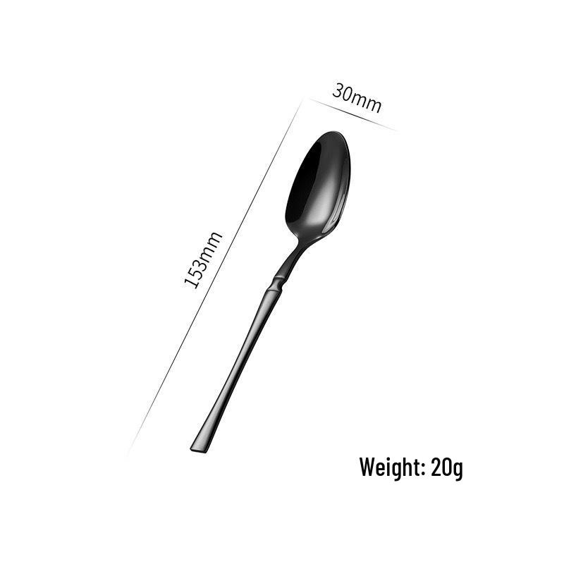 Gold 24-Piece Stainless Steel Cutlery Set: Elegant Steak Knife, Fork, and Spoon for Western Cuisine.