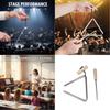 4/5/6in Triangle Instrument with Striker Percussion Triangle  Musical Performance