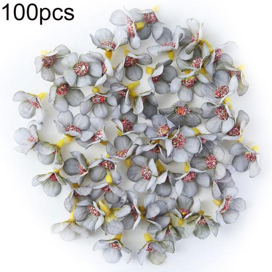 100 Stücke 2 cm Mini Künstliche Gänseblümchen Blumenkopf DIY Hochzeit Urlaub Girlande Dekor