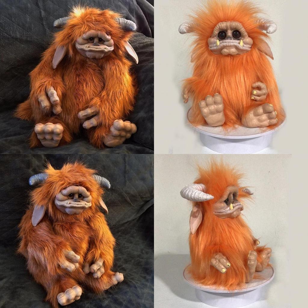 Labyrinth Ludo Plush Toy With Large Mouth Monster Animal For Kids Collectible Decor