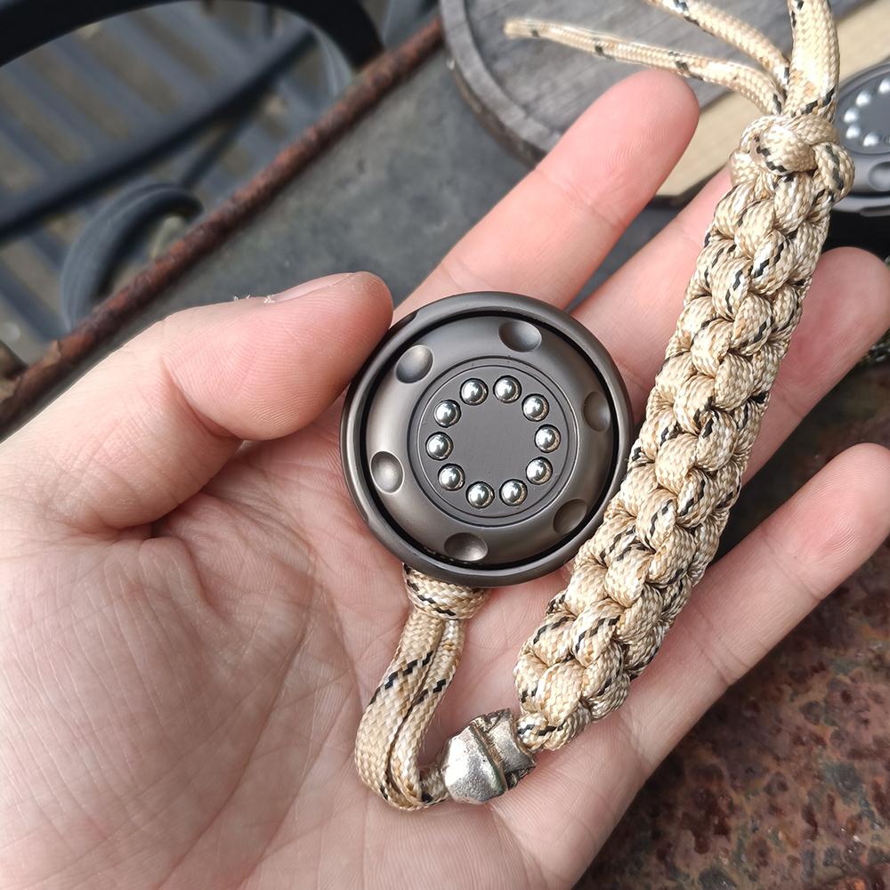 

EDC металевий монетний спінер-іграшка для зняття стресу, push-pull трещотка, тактильний спінер, підвіска