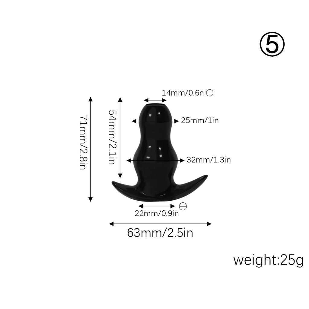 Sex Products 5 Sizes Hollow Anal Plug Butt Plug Anal Dilator Enema Soft Speculum Prostata Massager Sex Toys for Woman