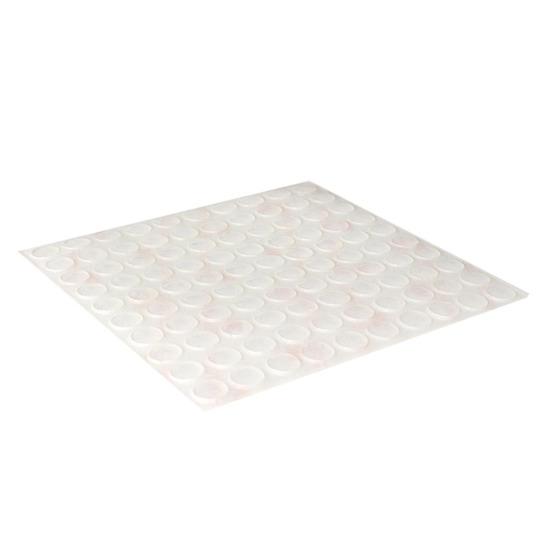 Yousheng Clear Cabinet Bumper Pads Self-Adhesive Silicone Buffer Set Round Cupboard Door Drawer Bumpers for Kitchen Cabinets Cutting Boards Picture