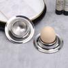Breakfast Christmas Kitchen Stainless Steel Boiled Egg Xmas Craft Eggs Cup Storage Rack Egg Holder Egg Stand