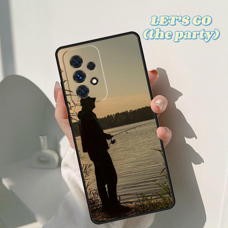 Carp Fish Fishing Rod Phone Case For Samsung Galaxy A42 A31 A40 A51 A71 A32 A80 A91 A52 A72 A73 A20e A21S A50 A70 A11 A12 Cover