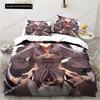 Cartoon Anime Genshin Impact Game 3D NEW Duvet Cover Pillowcase Bedding Set Adult Boy Girl Bedroom Children Single Double Large