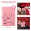 Disposable Sanitary Pad Trash Bag With Support For Pink Home Use