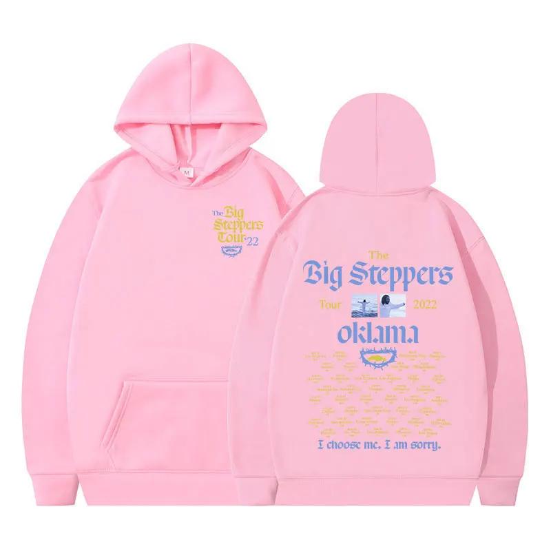 Rapper Kendrick Lamar Hoodie Mr. Morale & The Big Steppers Tour Print Hooded Fleece Sweatshirts Men'S Hip Hop Streetwear