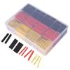 800 Pcs Heat Shrink Tubing Red Yellow Black Shrinkable Insulated Wire Cable Protection Sleeves Combi