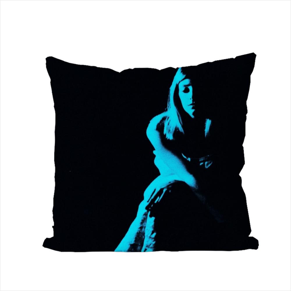 TV Girl Pillow Case For Car Sofa Decorative Home Doublesided Print Plush Square Throw Pillow Cushion Cover