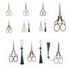 Zinc Zinc Zinc Alloy Embroidery Scissors Vintage Embroidery Needlework Tools Craft Tailor Scissor  Art Work