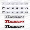 1Pc ABS 3D For Tucson Logo Front Hood Badge Letter Logo Car Rear Trunk Body Sticker Emblem Accessories