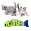 Plush Fish Cat Toy Natural Catnip Soft Self Play Exercise Toy Interactive Chew Kicker Kitten Toy for Indoor Cats