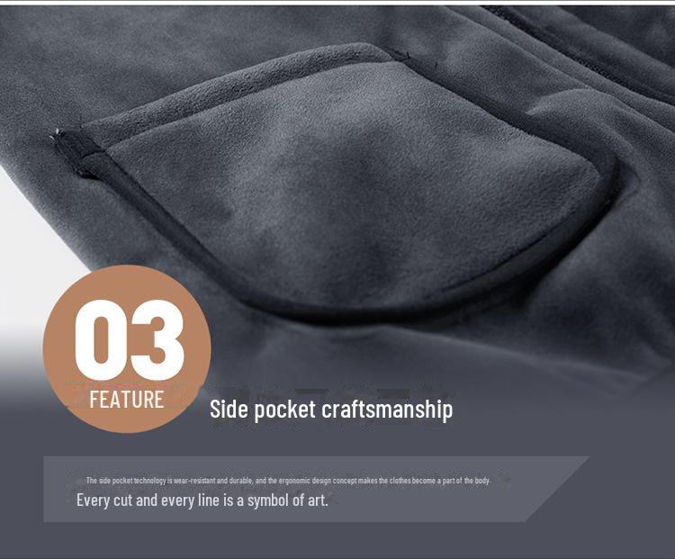 Herren Koreanischer Stil V-Ausschnitt Weste: Herbst- & Winterwärme, Trendige Weste mit Samt.