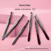 Individually Packaged Stainless Steel Slant Tip Eyebrow Tweezers and Scissors Set