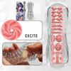 Male Masturbator Transparent Jelly Artificial Vaginal Real Pussy for Men Penis Exerciser Cock Enlarger Suck Sex Toys Erotic