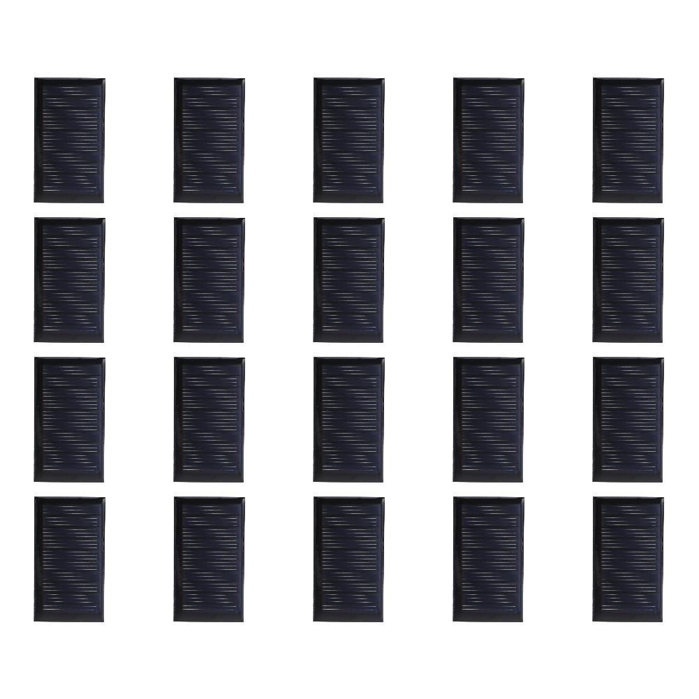 10/20Pcs 0.15W 5V Solar Panel Polysilicon Solar Charger 30mA High Efficiency Portable Solar Panel for Small Household Lighting