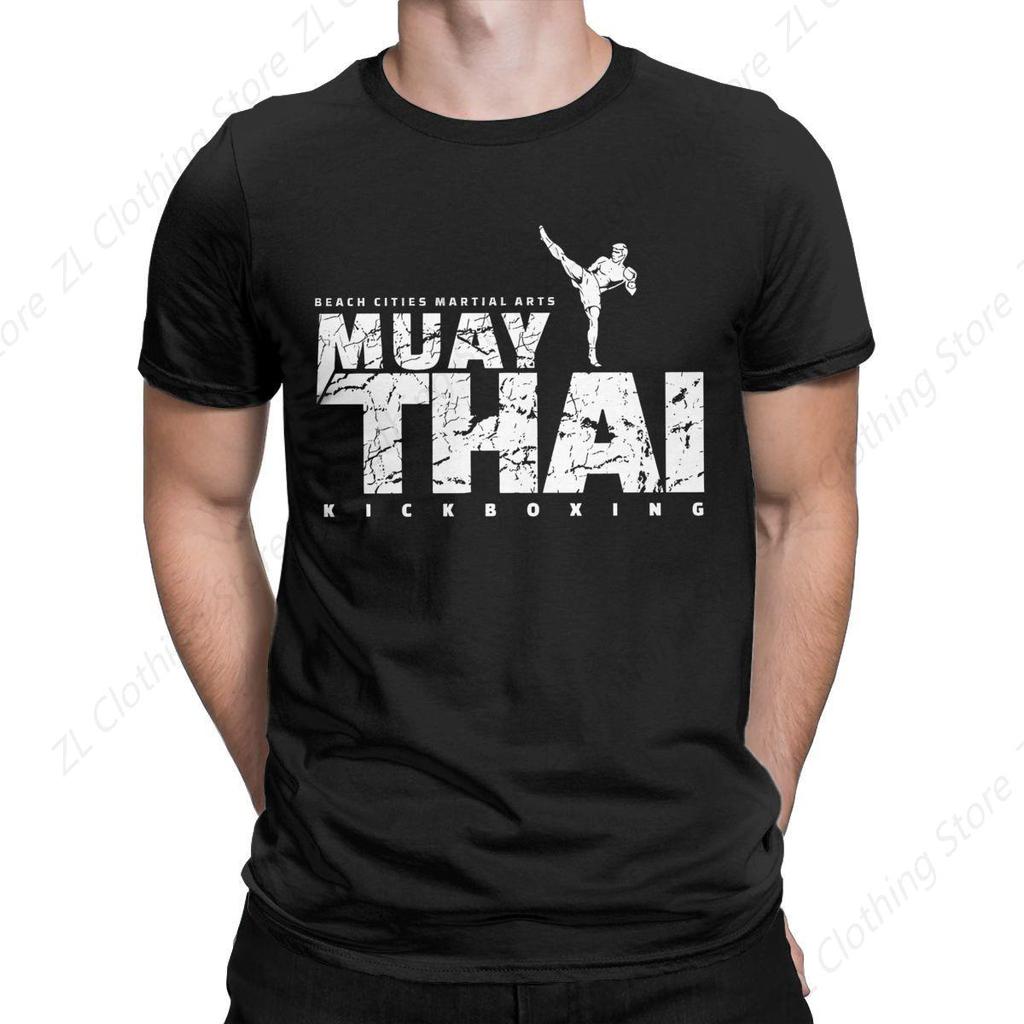 Funny Muay Thai Brazilian Jiu-jitsu T-Shirts Men O Neck Cotton T Shirts Boxing Wrestling Short Sleeve Tee Printed Merchandise